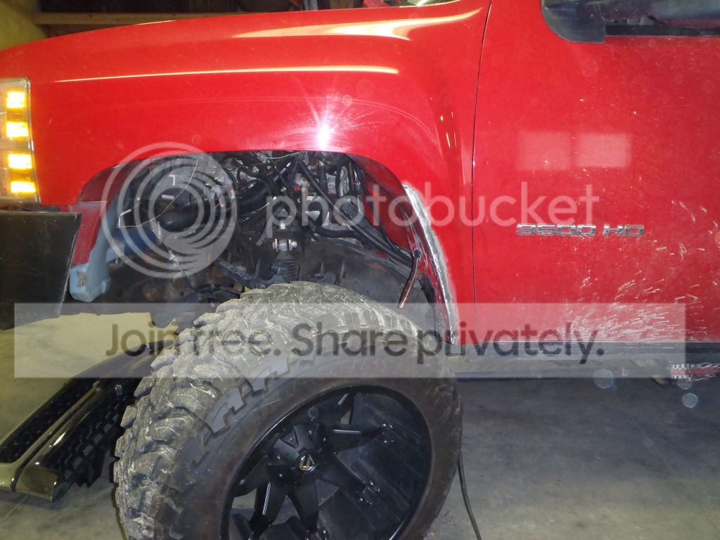 07.5+ Extra large fender mod (Not for the faint of heart) Duramax